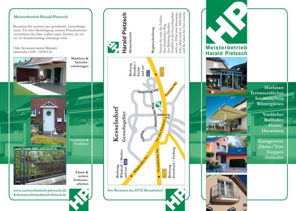 Flyer Meisterbetrieb Pietzsch