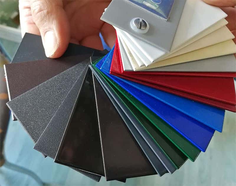 Farbauswahl für Terrassendächer